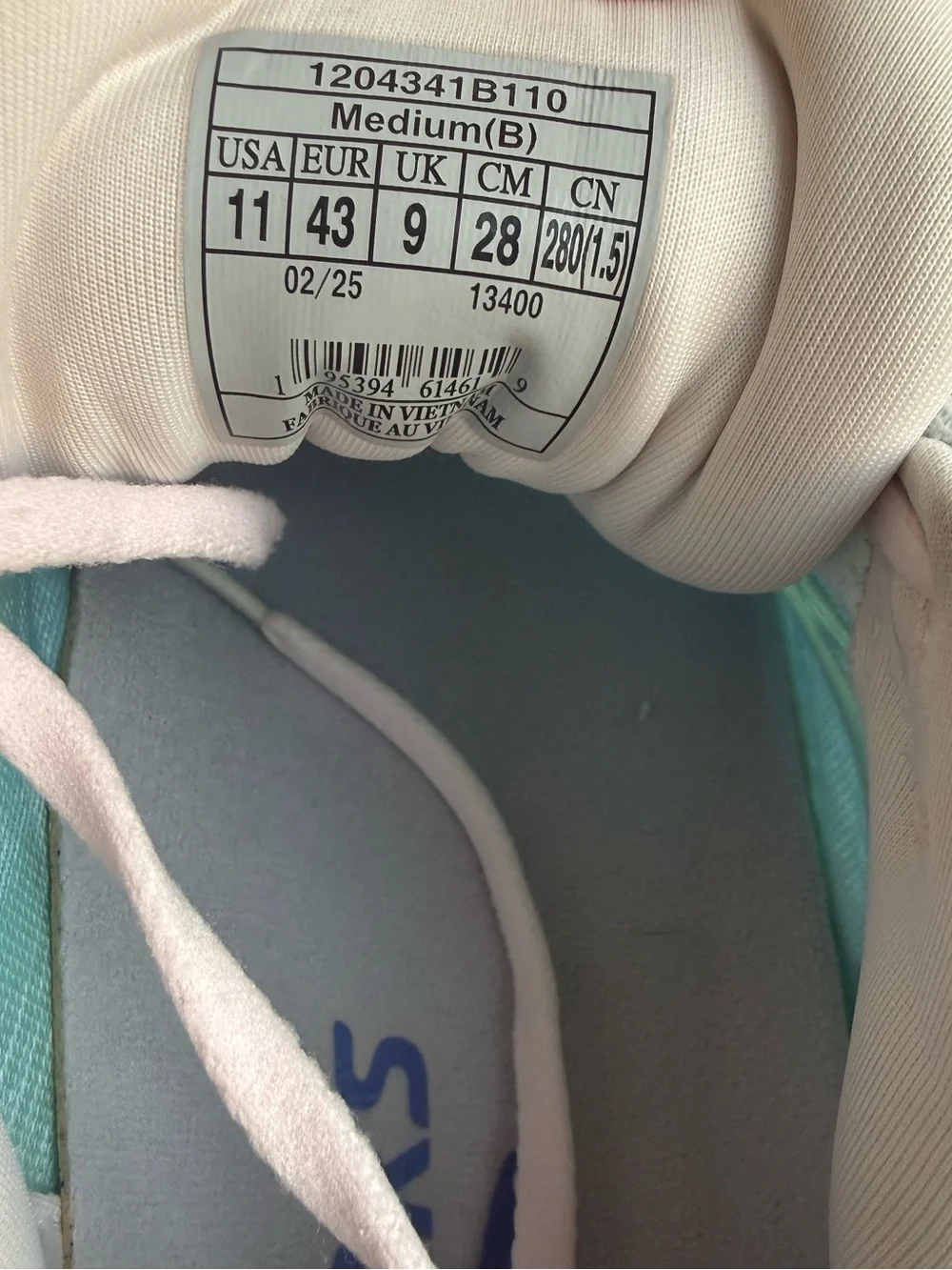Brooks Women’s Glycerin Running Shoes — White with Pink & Blue Accents
